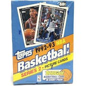 1992/93 Topps Series 2 Basketball Hobby Box