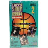 1993/94 Topps Stadium Club Series 2 Basketball Hobby Box
