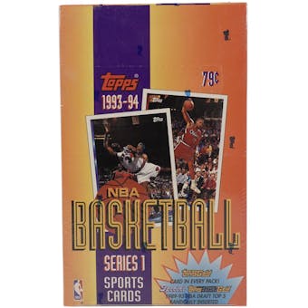 1993/94 Topps Series 1 Basketball Hobby Box