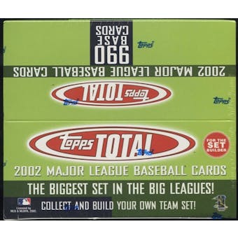 2002 Topps Total Baseball 36 Pack Box