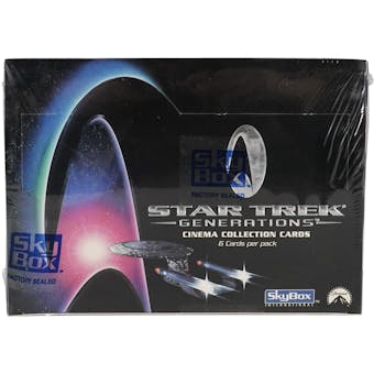 Star Trek Generations Cinema Collection Hobby Box (1994 Skybox)
