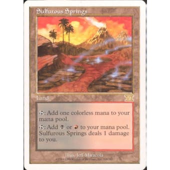 Magic the Gathering 6th Edition Single Sulfurous Springs - SLIGHT PLAY (SP)