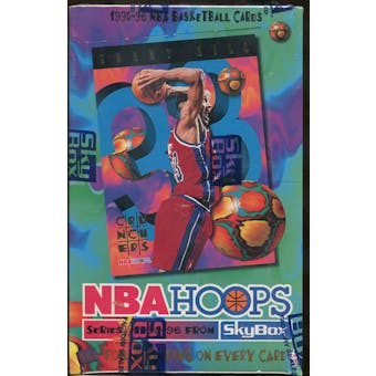 1995/96 Hoops Series 1 Basketball Hobby Box