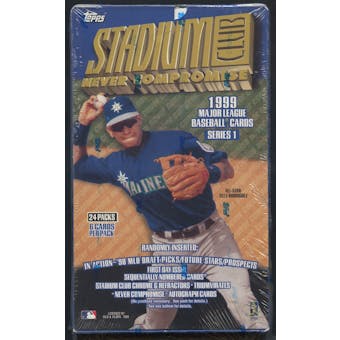 1999 Topps Stadium Club Series 1 Baseball 24 Pack Box
