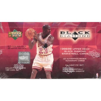 1998/99 Upper Deck Black Diamond Basketball Hobby Box