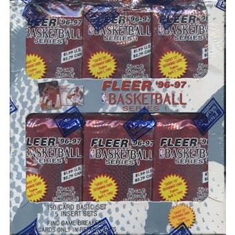 1996/97 Fleer Series 1 Basketball Retail Box