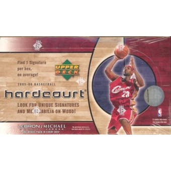 2005/06 Upper Deck Hardcourt Basketball Hobby Box