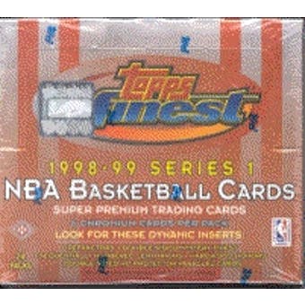 1998/99 Topps Finest Series 1 Basketball Hobby Box