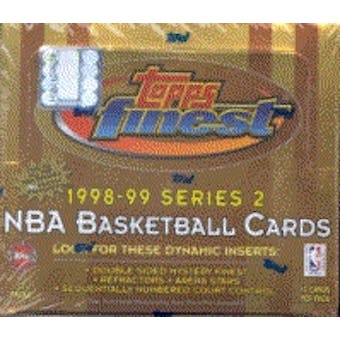 1998/99 Topps Finest Series 2 Basketball Jumbo Box