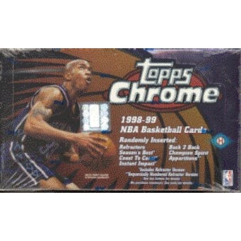 1998/99 Topps Chrome Basketball Hobby Box