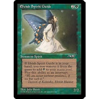 Magic the Gathering Alliances Single Elvish Spirit Guide - SLIGHT PLAY (SP)