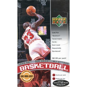1998/99 Upper Deck Series 2 MJ Access Basketball Pre-Priced Box