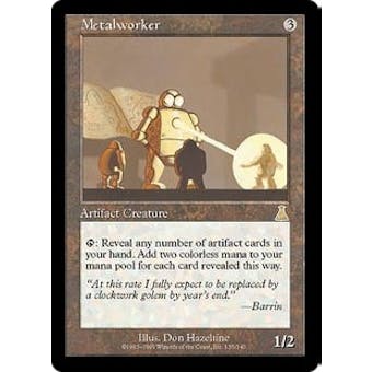 Magic the Gathering Urza's Destiny Single Metalworker FOIL - MODERATE PLAY (MP)