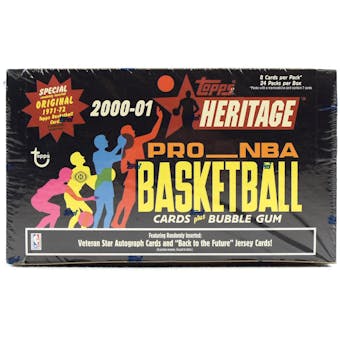 2000/01 Topps Heritage Basketball Hobby Box