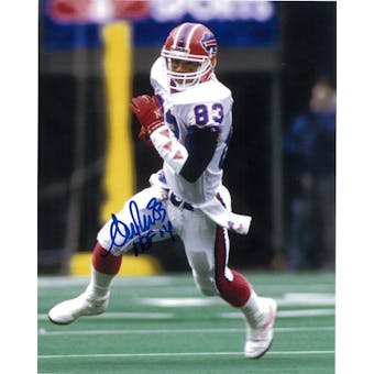 Andre Reed Autographed Buffalo Bills 8x10 Football Photo with HOF inscription