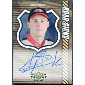 2000 Upper Deck Racing Road Signs #RSKH Kevin Harvick Autograph