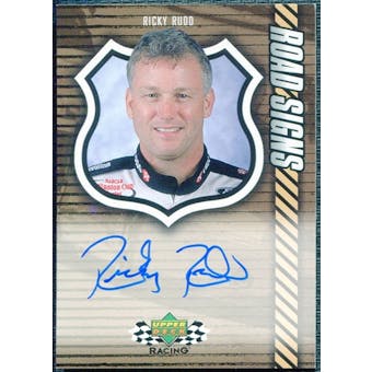 2000 Upper Deck Racing Road Signs #RSRR Ricky Rudd Autograph