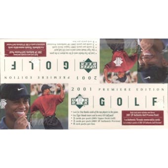 2001 Upper Deck Golf Rack Box