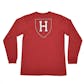 Harvard Crimson Colosseum Red Warrior Long Sleeve Shirt (Adult XL)
