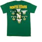 Minnesota North Stars Majestic Green Jersey History Tee Shirt