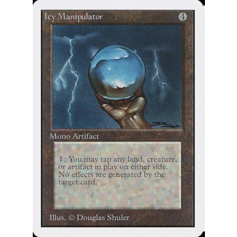Magic the Gathering Unlimited Icy Manipulator MODERATELY PLAYED (MP)