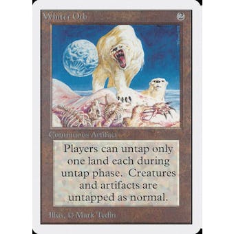 Magic the Gathering Unlimited Winter Orb MODERATELY PLAYED (MP)