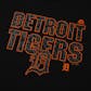 Detroit Tigers Majestic Black The Real Thing V-Neck Tee Shirt (Womens XL)
