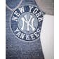 New York Yankees Majestic Heather Navy League Excellence Scoop Tee Shirt (Womens S)