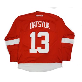 Detroit Red Wings #13 Pavel Datsyuk Red Premier Jersey (Reebok) (Adult S)