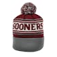 Oklahoma Sooners Top Of The World Youth Maroon & Gray Ambient Cuffed Pom Knit Hat (Youth One Size)