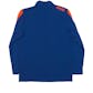 New York Knicks Majestic Royal Blue Status Inquiry Performance 1/4 Zip Long Sleeve