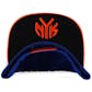New York Knicks Adidas Blue Flat Brim Snapback Hat (Adult One Size)