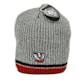 Wisconsin Badgers Top Of The World Gray Fog Uncuffed Knit Hat (Adult One Size)
