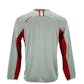 Louisville Cardinals Adidas Grey Climalite Sideline Fleece Crew Sweatshirt (Adult L)