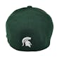 Michigan State Spartans Top Of The World Premium Collection Green One Fit Flex Hat (Adult One Size)