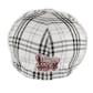 Oklahoma Sooners Top Of The World Flux Plaid Grey & White One Fit Flex Hat (Adult One Size)