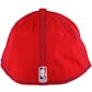 Los Angeles Clippers Adidas NBA Red Structured Flex Fitted Hat (Adult S/M)