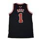 Chicago Bulls Derrick Rose Adidas Black Swingman #1 Jersey (Adult S)