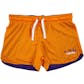 LSU Tigers Colosseum Womens Reversible Purple & Gold Twist Mesh Shorts (Womens L)