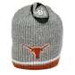 Texas Longhorns Top Of The World Gray Fog Uncuffed Knit Hat (Adult One Size)