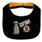 Boston Bruins Old Time Hockey Knick Knack Black Infant Onsie Bib Set (Infant 12M)