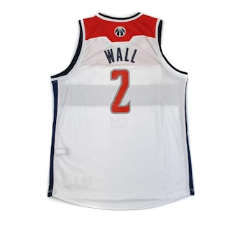 Washington Wizards John Wall Adidas White Swingman #2 Jersey