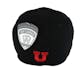 Utah Utes Top Of The World Premium Collection Black One Fit Flex Hat (Adult One Size)