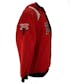 Chicago Bulls Adidas Red Three Stripe Fleece Pullover Hoodie (Adult L)