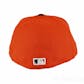 Houston Astros New Era Diamond Era 59Fifty Fitted Orange & Navy Hat (7 3/4)