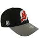 New Jersey Devils Reebok Black Playoffs Cap Fitted Hat (Adult S/M)