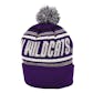 Northwestern Wildcats Top Of The World Purple Stryker Cuffed Pom Knit Hat (Adult One Size)
