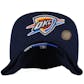 Oklahoma City Thunder Adidas NBA Authentic Draft Navy Snapback Hat (Adult One Size)