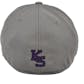 Kansas State Wildcats Top Of The World Linemen Charcoal Grey One Fit Flex Hat (Adult One Size)