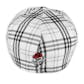 Georgia Bulldogs Top Of The World Flux Plaid Grey & White One Fit Flex Hat (Adult One Size)